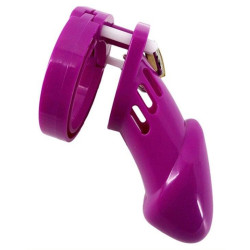 FUKR Cage de chasteté Silicone Bran 9 x 3cm Violette